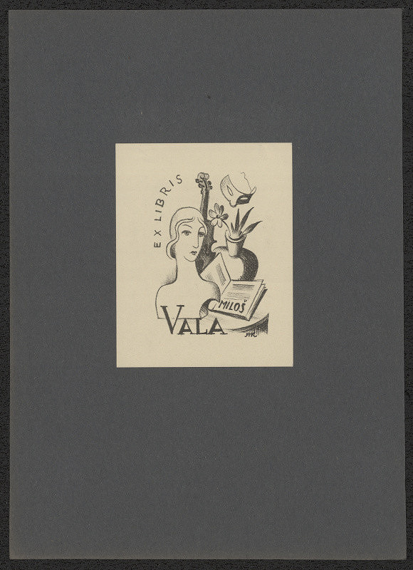 Rudolf (Ruda) Kubíček – Ex libris Miloš Vala 