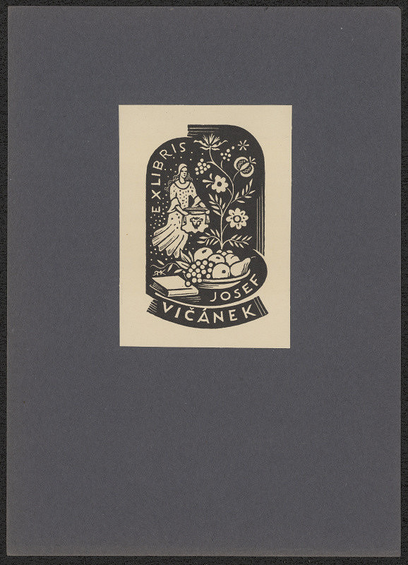 Rudolf (Ruda) Kubíček – Ex libris Josef Vičánek 