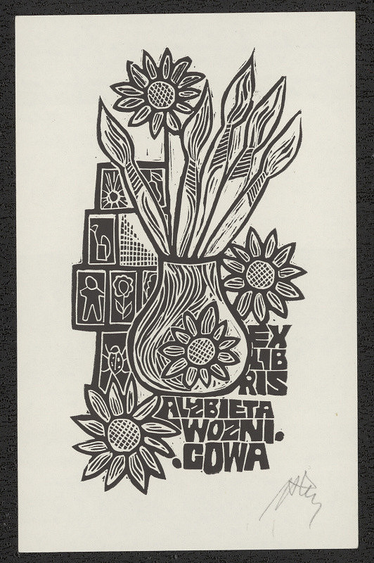 Zbigniew Kubeczka – Ex libris Alžbieta Woznicowa 