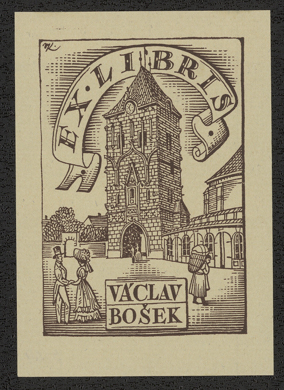 Vojtěch Kubašta – Ex libris Václav Bošek 