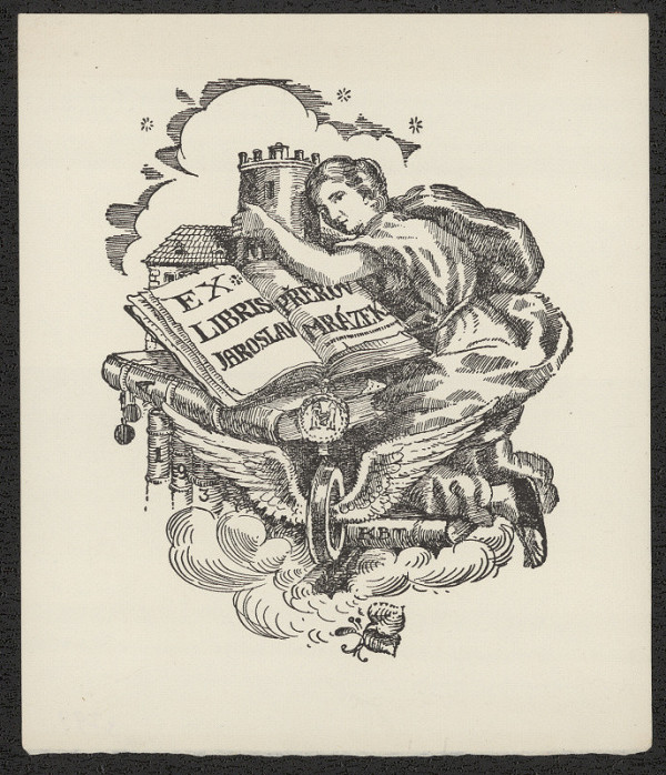 Antonín Kubát – Ex libris Jaroslav Mrazek Přerov 