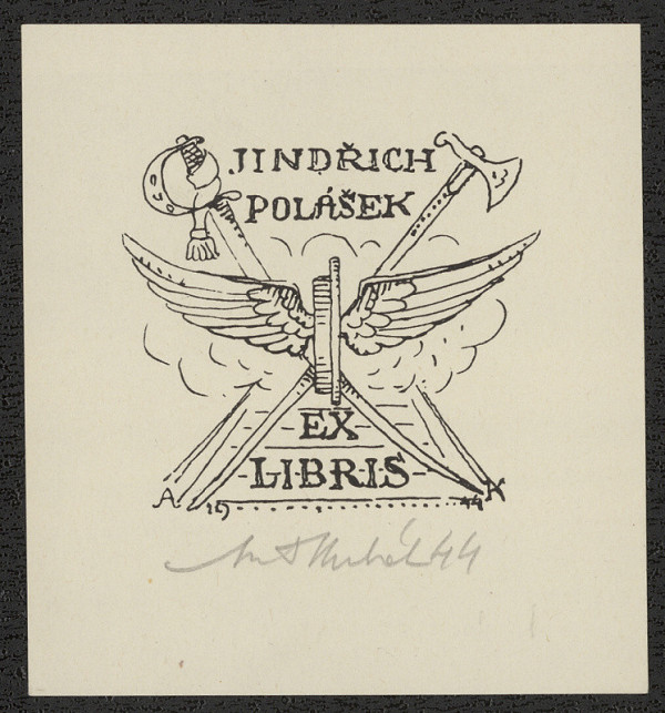 Antonín Kubát – Jindřich Polášek Ex libris 