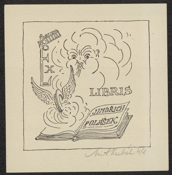 Antonín Kubát – Ex libris Jindřich Polášek 