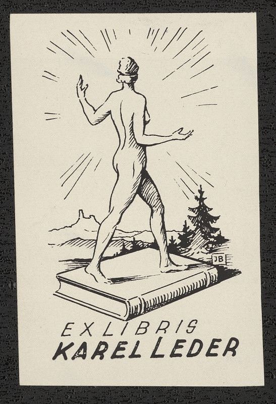Jaro (Jaroslav) Beran – Exlibris Karel Leder 
