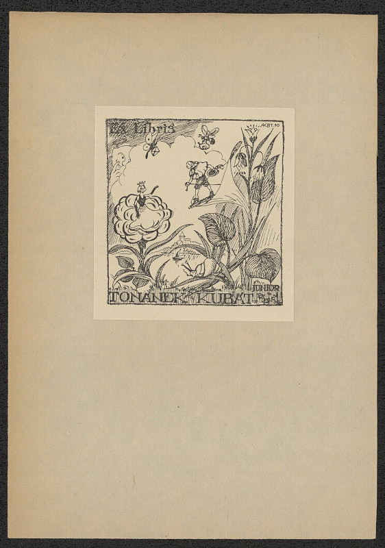 Antonín Kubát – Ex libris Tonánek Kubát junior 