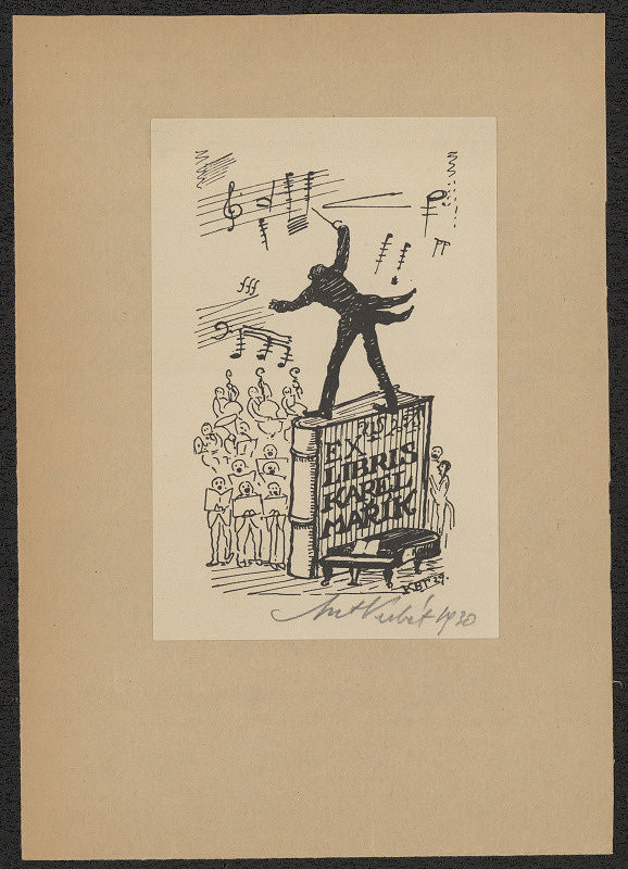 Antonín Kubát – Ex libris Karel Mařík 
