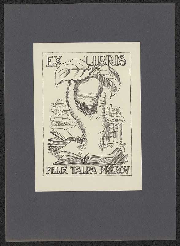 Antonín Kubát – Ex libris Felix Talpa Přerov 