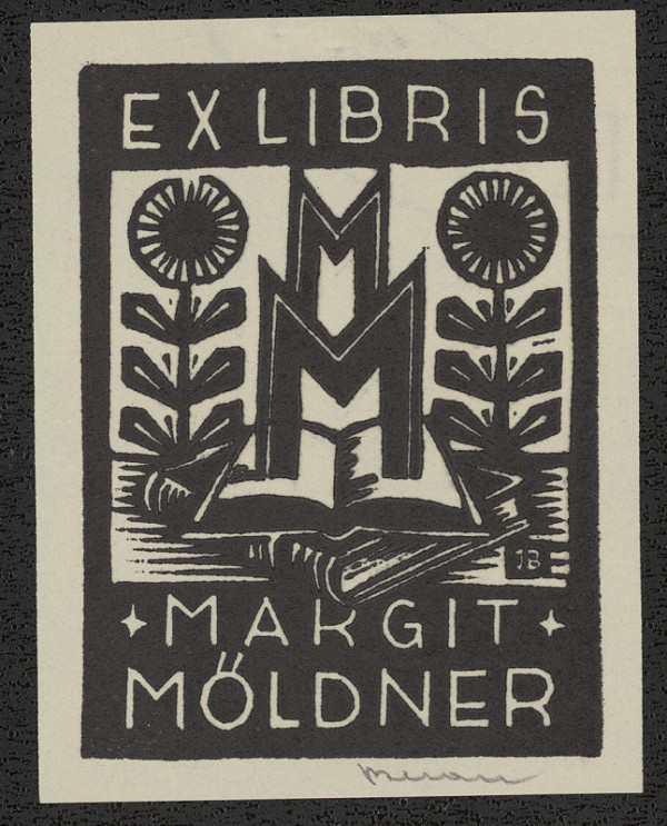 Jaro (Jaroslav) Beran – Exlibris Margit Möldner 