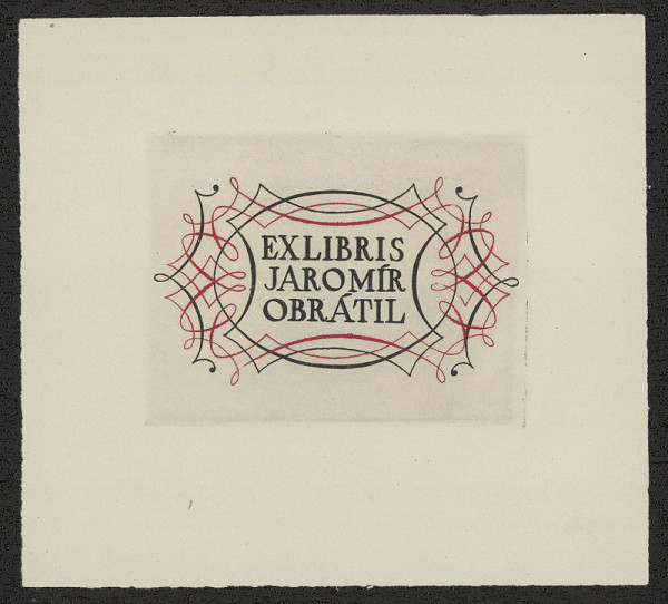 Jaroslav Kubička – Ex libris Jaromír Obrátil 