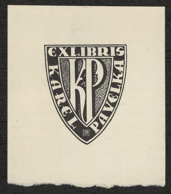 Jaro (Jaroslav) Beran – Exlibris Karel Pavelka 