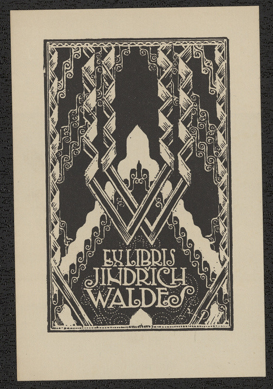 František Kupka – Ex libris Jindřich Waldes 