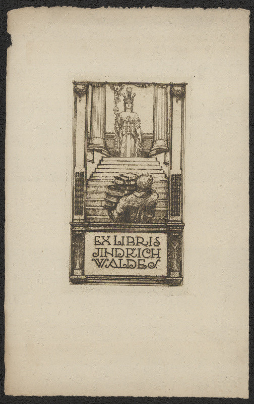 František Kupka – Ex libris Jindřich Waldes 