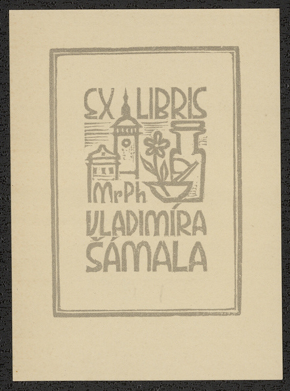 Jiří Kuthan – Ex libris MrPh. Vladimíra Šámala 