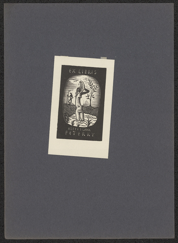 Jiří Kuthan – Ex libris Břetislava Peterky 