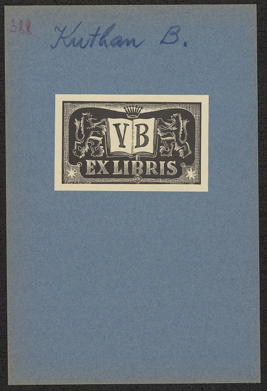 B. Kuthan – V B Ex libris 