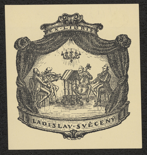Jan Květ – Ex libris Ladislav Svěcený
