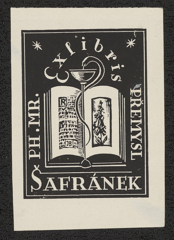 Jaro (Jaroslav) Beran – Exlibris Ph.Mr.Přemysl Šafránek 