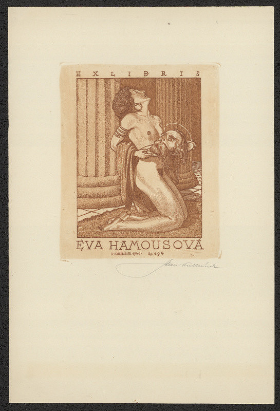 Stanislav Kulhánek – Ex libris Eva Hamousová 