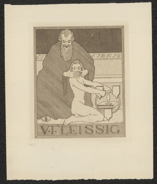 Stanislav Kulhánek – Ex libris V. Fleissig 