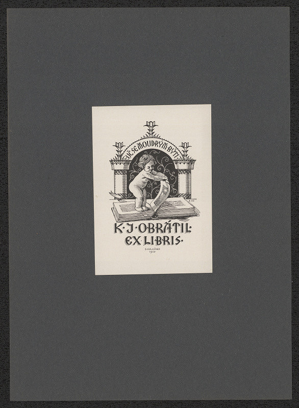 Stanislav Kulhánek – K. J. Obrátil Ex libris 