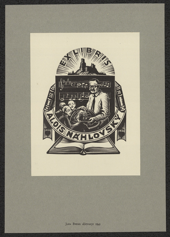 Jaro (Jaroslav) Beran – Exlibris Alois Náhlovský 