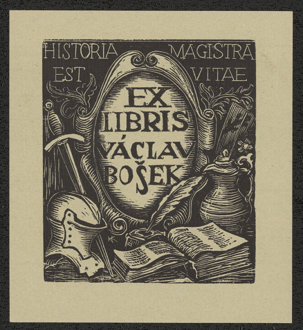 Karel Kuneš – EX libris Václav Bošek 