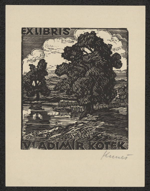 Karel Kuneš – Ex libris Vladimír Kotek 