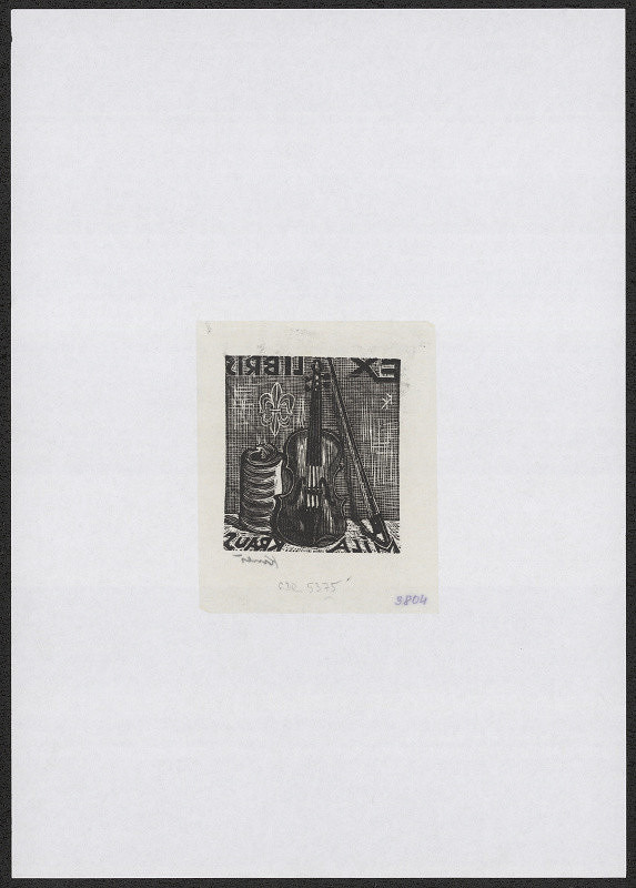 Karel Kuneš – Ex libris Míla Kraus 