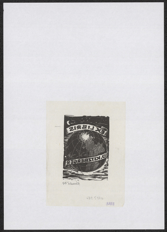 Karel Kuneš – Ex libris O. Kitzberger 