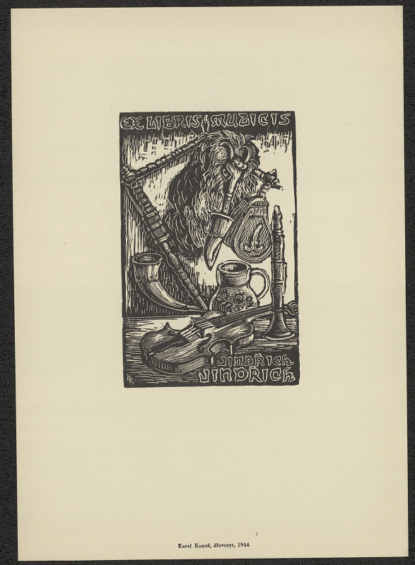 Karel Kuneš – Ex libris, musicis Jindřich Jindřich 