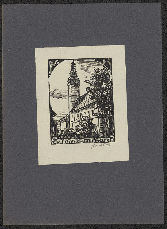 Karel Kuneš – Ex libris M. Hartl 