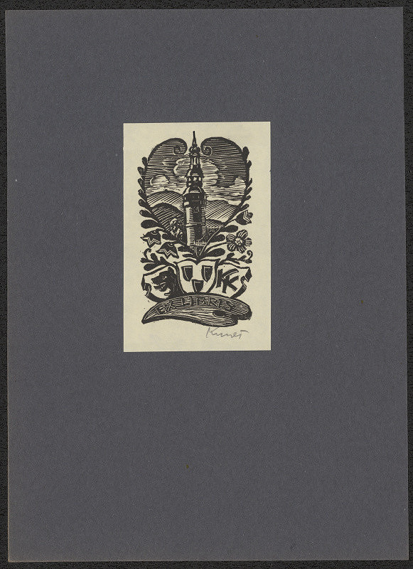 Karel Kuneš – Ex libris K K 