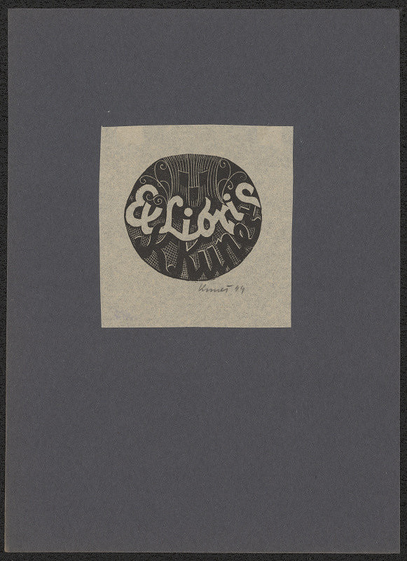 Karel Kuneš – Ex libris K. Kuneš 