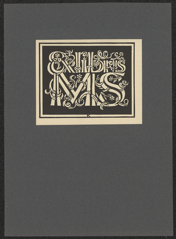 František Kysela – Ex libris M S 