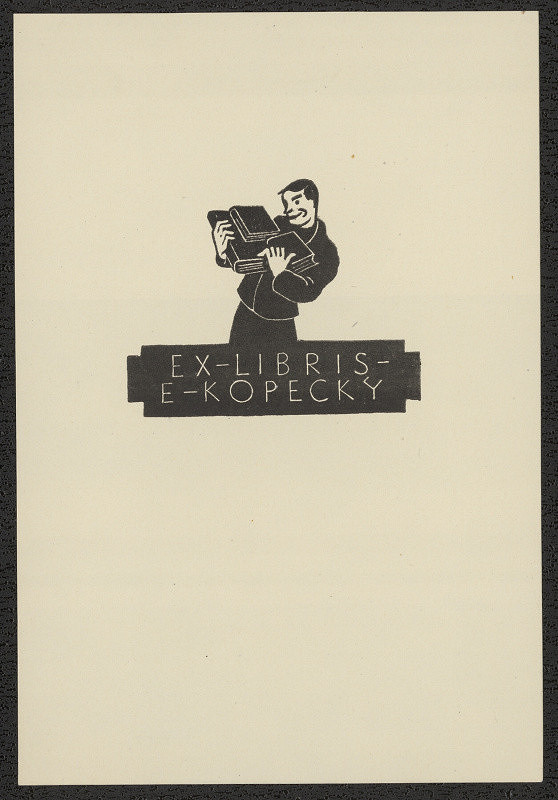 Richard Lander – Ex libris E. Kopecký 