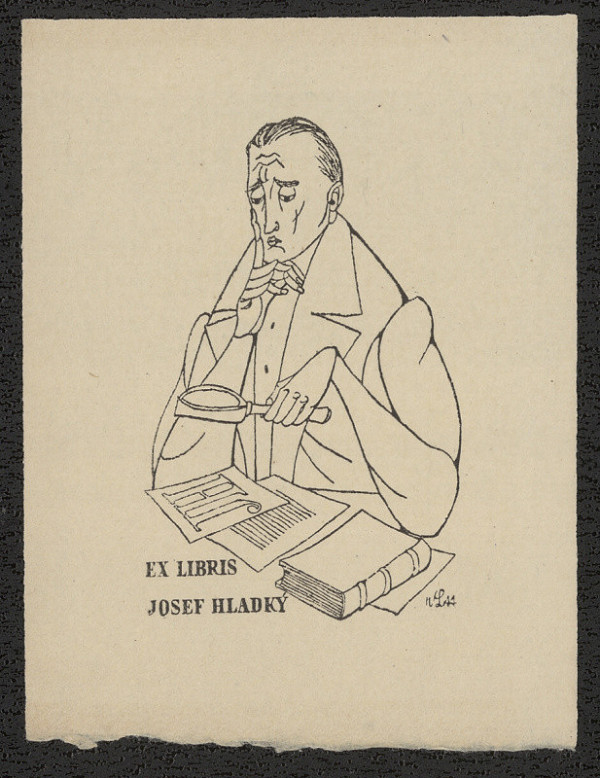Richard Lander – Ex libris Josef Hladký 