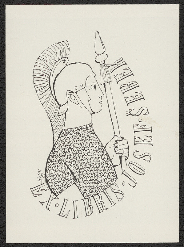 Richard Lander – Ex libris Josef Šebek 