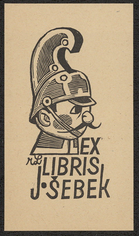Richard Lander – Ex libris Josef Šebek 