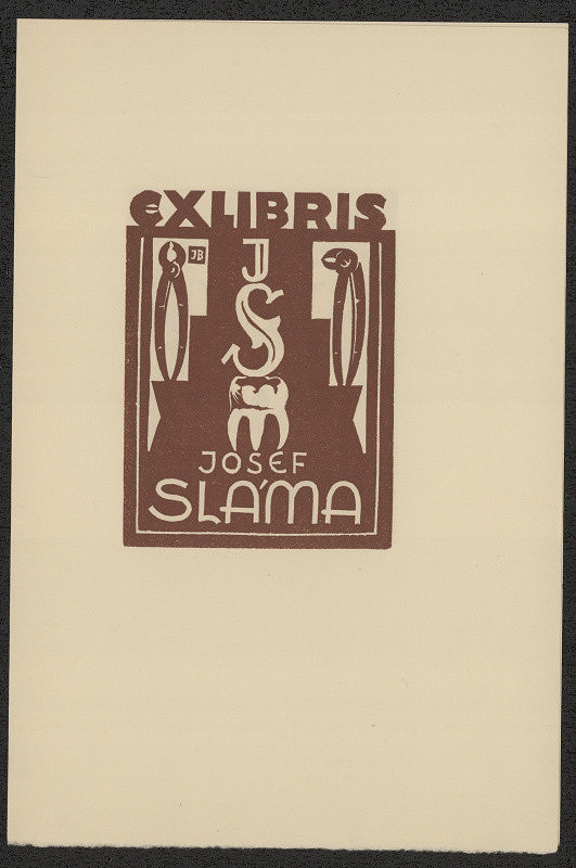 Jaro (Jaroslav) Beran – Jaro Beran; Ex libris. Soubor 10 linorytů. MCMXXXII 