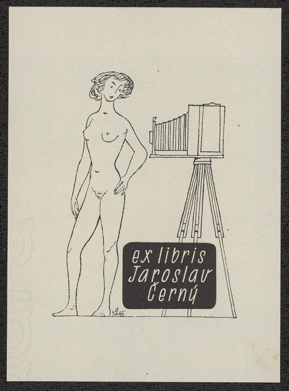 Richard Lander – ex libris Jaroslav Černý 
