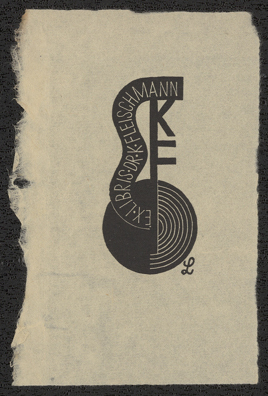 Richard Lander – Ex libris Dr. K. Fleischmann 