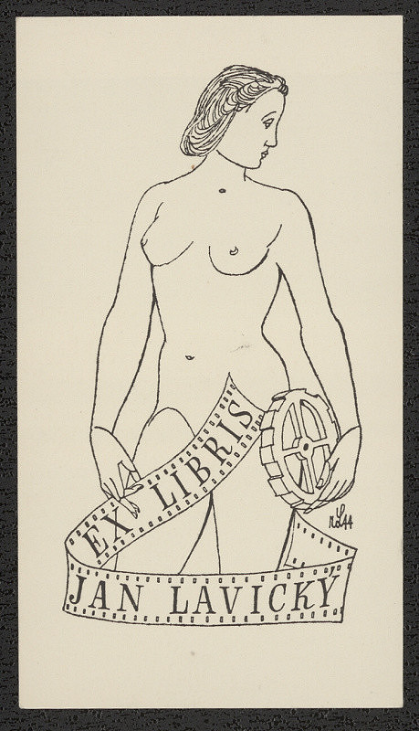 Richard Lander – EX libris Jan Lavický 