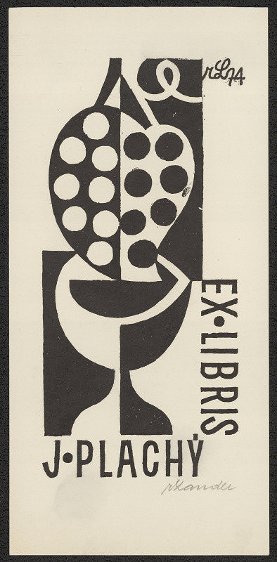 Richard Lander – EX libris J. Plachý 