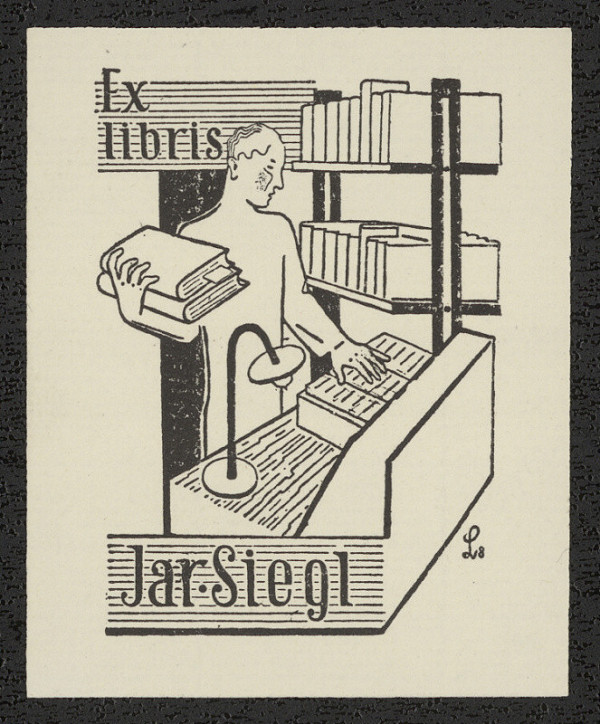 Richard Lander – EX libris Jar. Siegl 