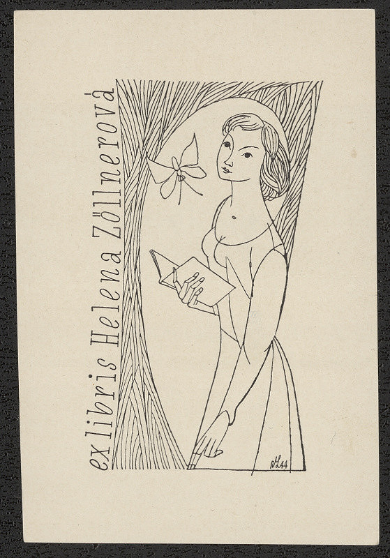 Richard Lander – ex libris Helena Zöllnerová 