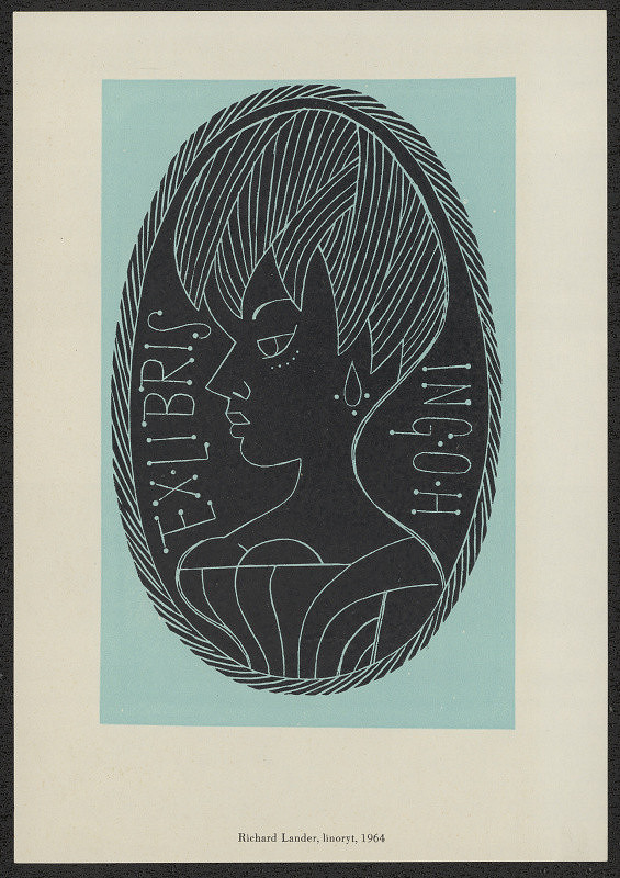 Richard Lander – Ex libris Ing. O.H. 