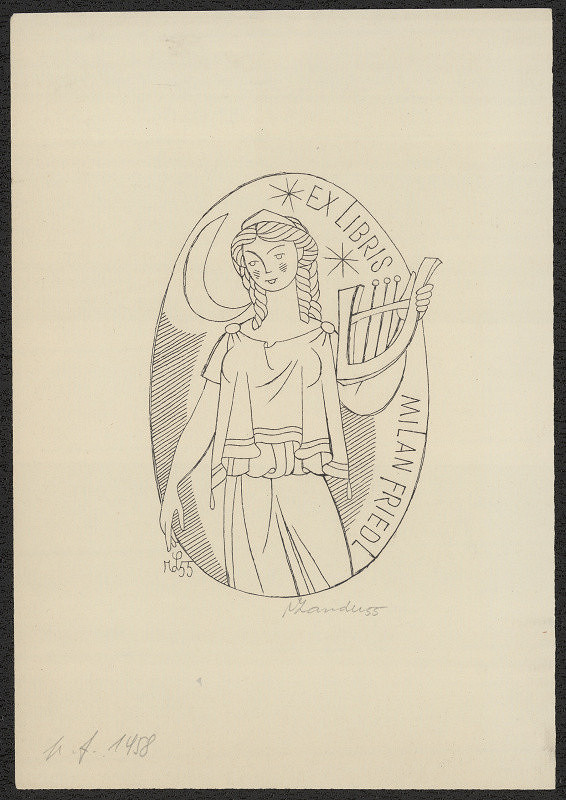 Richard Lander – Ex libris Milan Friedl 