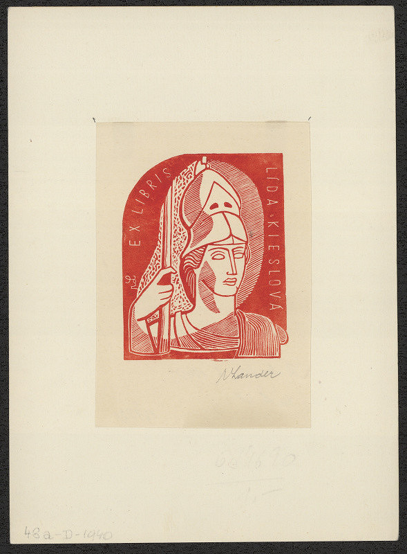 Richard Lander – Ex libris Lída Kieslová 