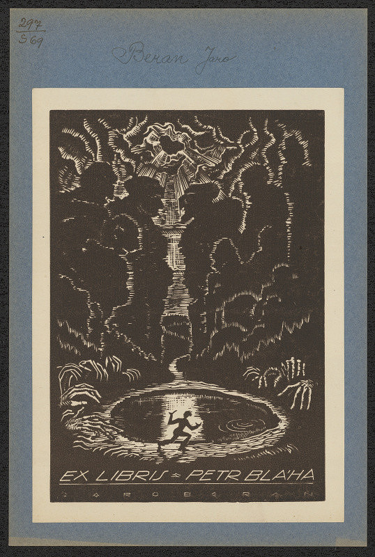 Jaro (Jaroslav) Beran – Exlibris Petr Bláha 