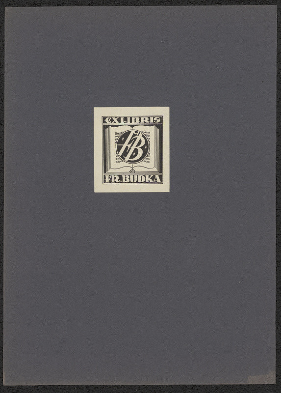 Jaro (Jaroslav) Beran – Exlibris Fr.Budka 